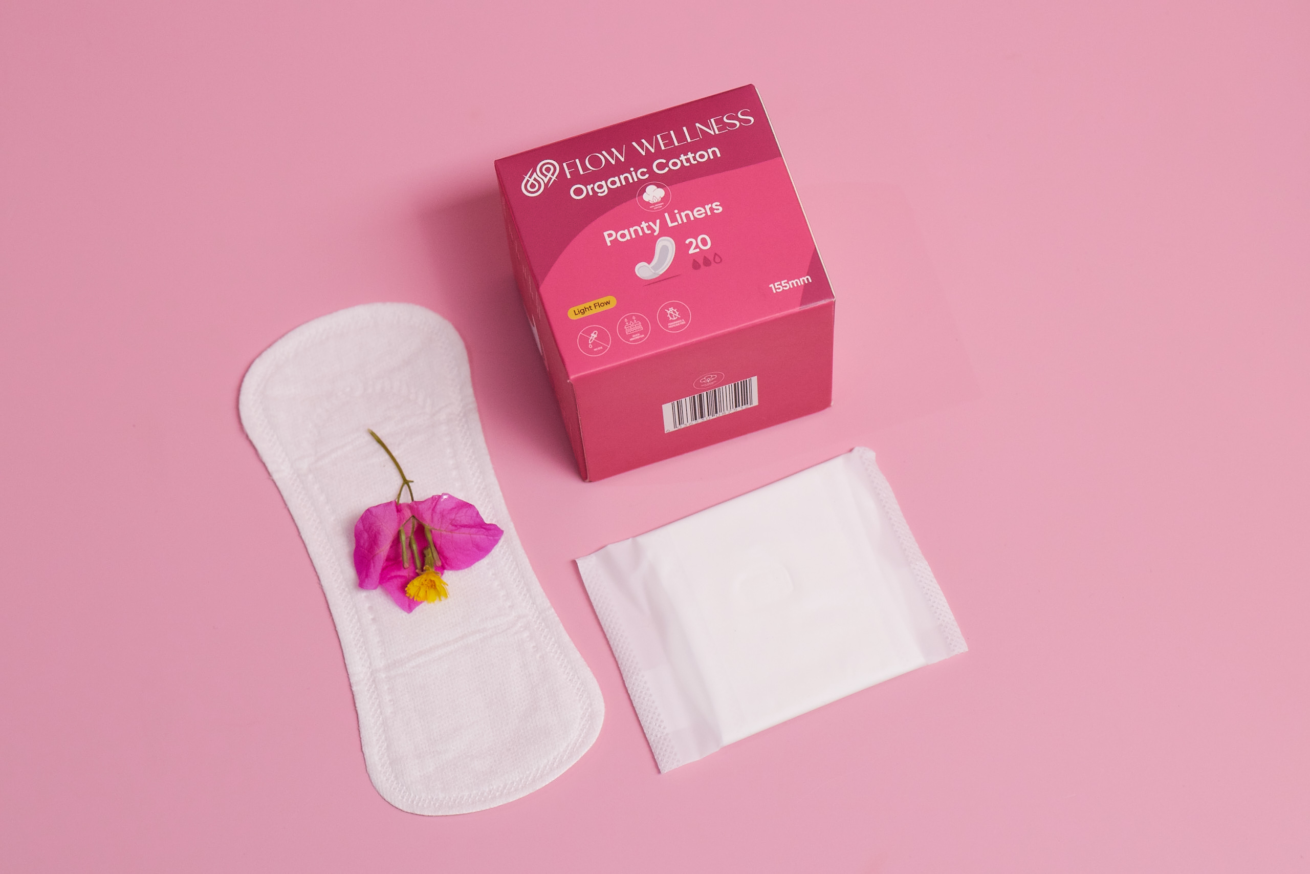 Flowwellness Panty Liners 155mm