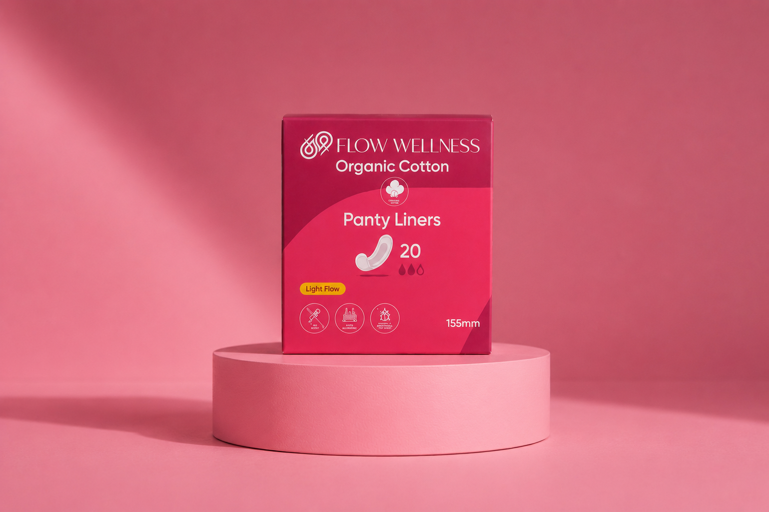 Flowwellness Panty Liners 155mm